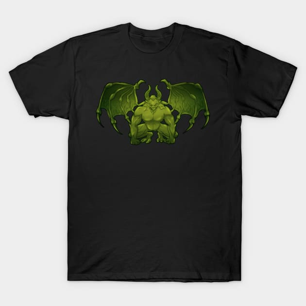 Greedy Demon T-Shirt by jennygormanart